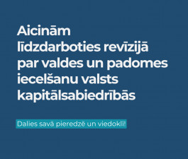 Aicinām līdzdarboties revīzijā