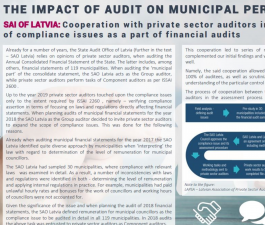 Cooperation with private sector auditors in assessment of compliance issues as a part of financial audits